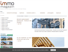 Tablet Screenshot of immo-magazin.de